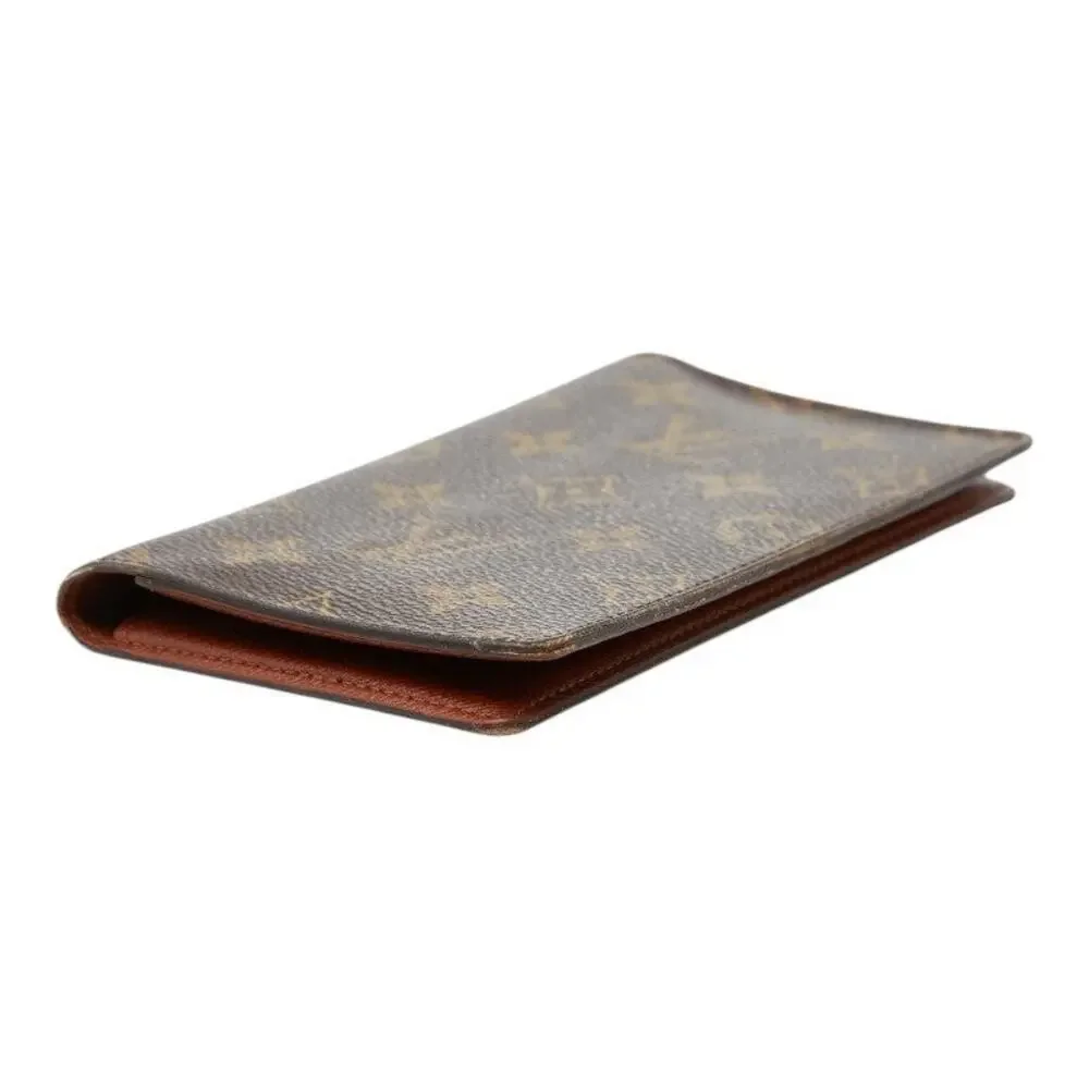 Louis Vuitton Monogram Agenda Poche Notebook Cover Brown